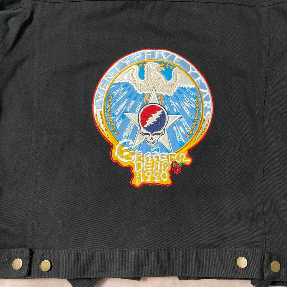 Grateful Dead World Tour 1990 Denim Jacket